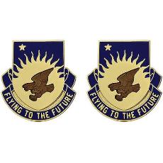 207th Aviation Regiment Unit Crest (Flying to the Future)